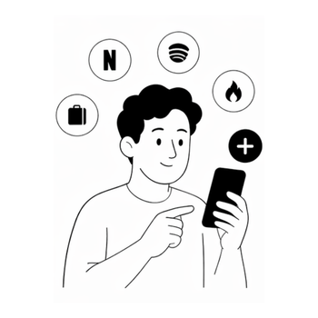 FAQYOU screen for adding a new subscription